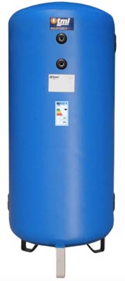 γαλβανισμένο δοχείο αδρανείας ψυχρού νερού