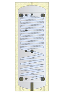 Μπόιλερ διελεύσεως υψηλής απόδοσης για Αντλία Θερμότητας 