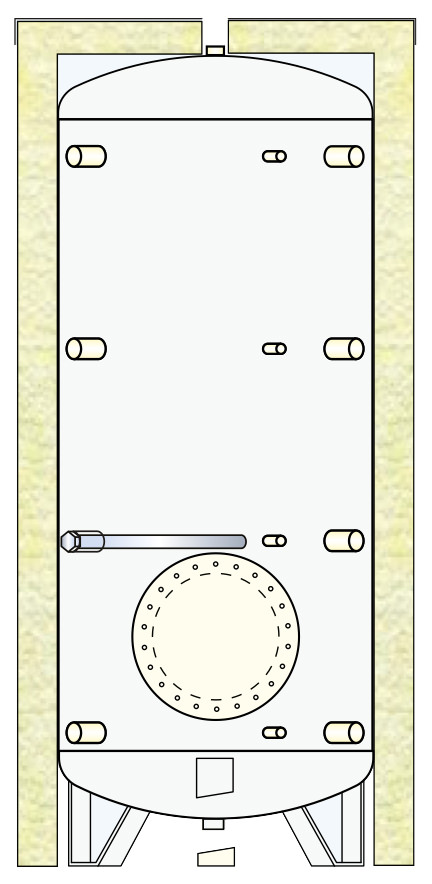 Δοχείο αδρανείας φρέσκου νερού