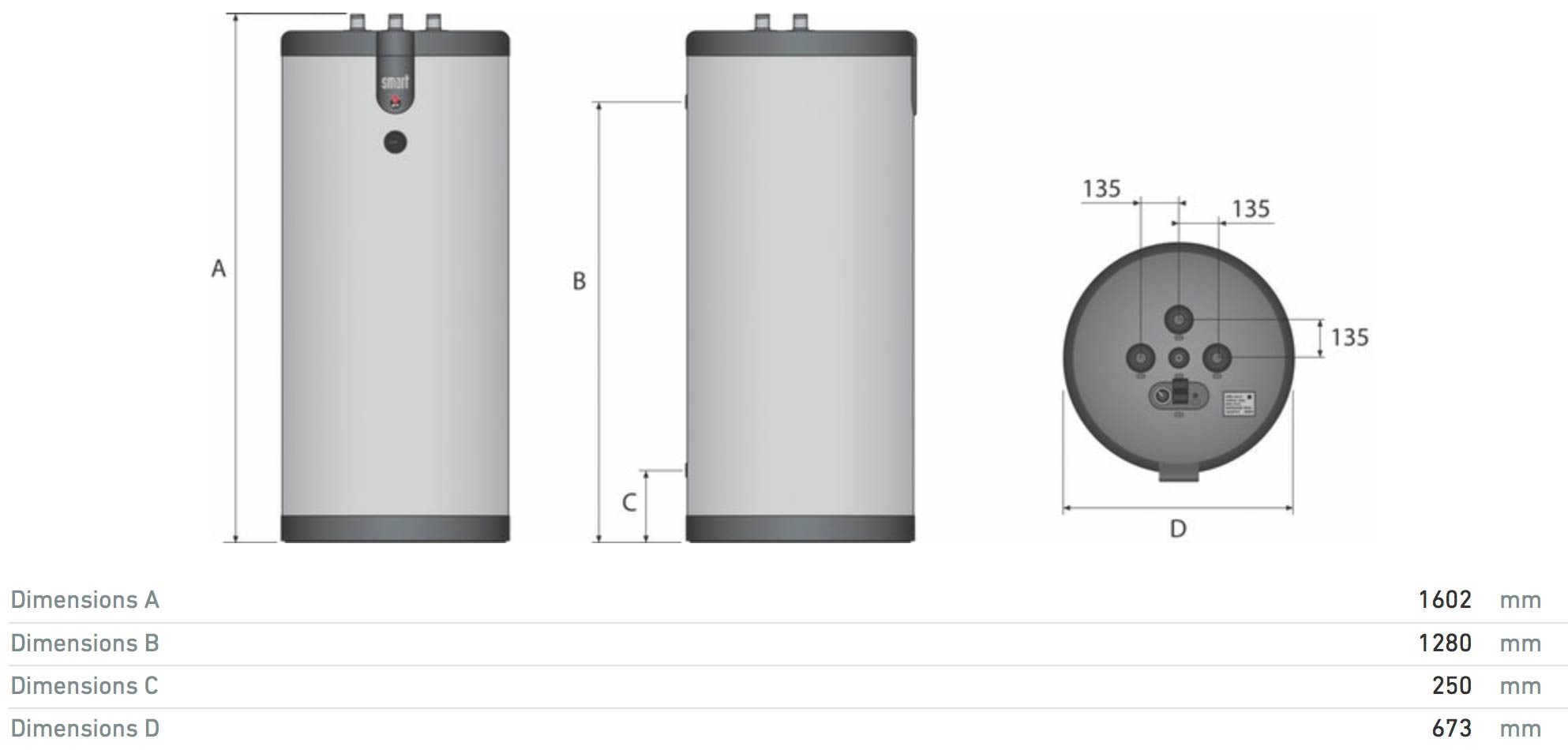 Smart 320 μποϊλερ ανοξείδωτο