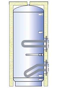 Ανοξείδωτο μποϊλερ με αφαιρούμενο ανοξείδωτο εναλλάκτη